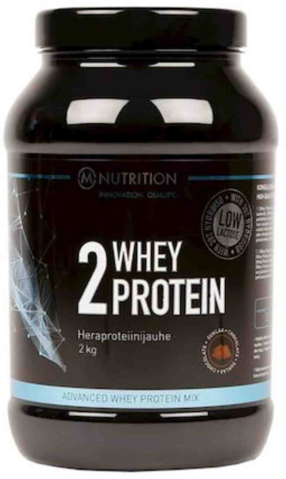M-Nutrition 2 Whey Protein Heraproteiinijauhe Suklaa packshot