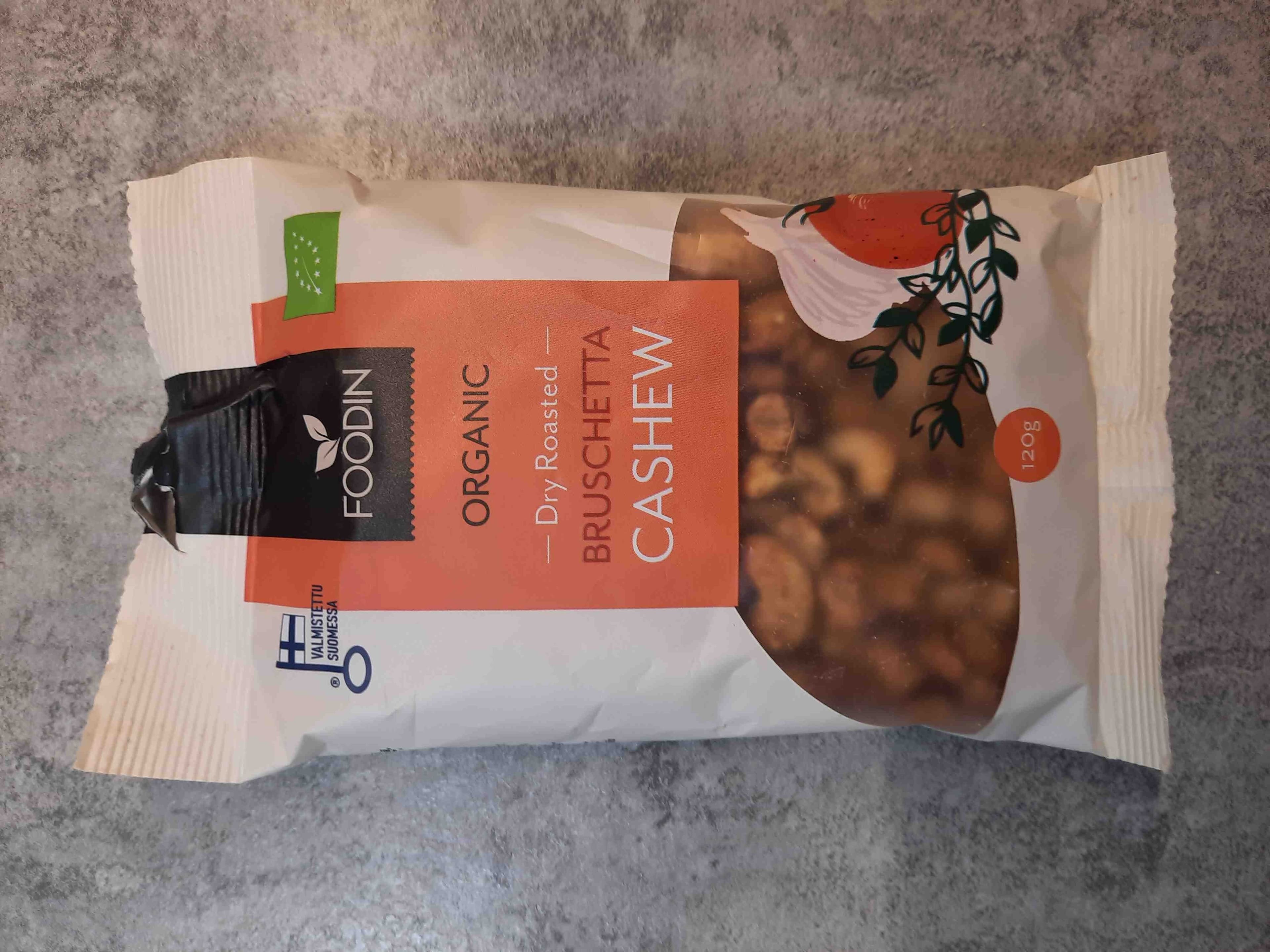 Foodin Bruschetta cashew packshot
