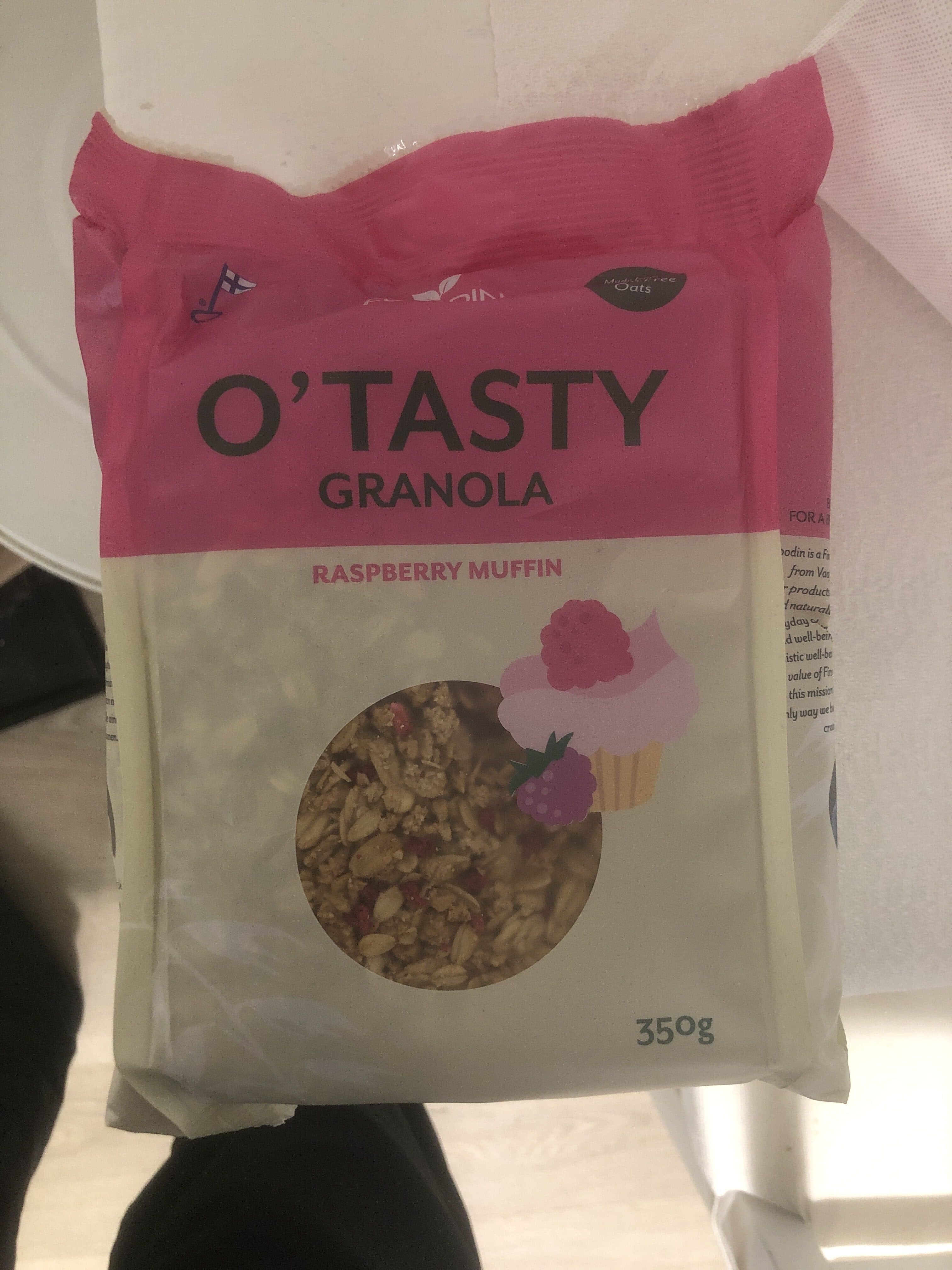 Foodin Raspberry Muffin Granola packshot