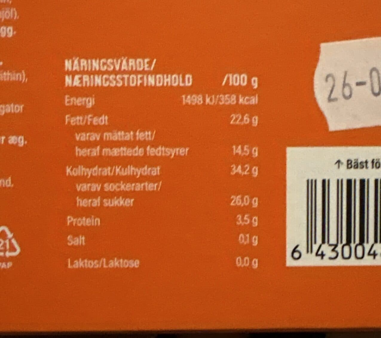 3 Vänner Choklad, Jordnötter & Kolasås (Vegan) packshot