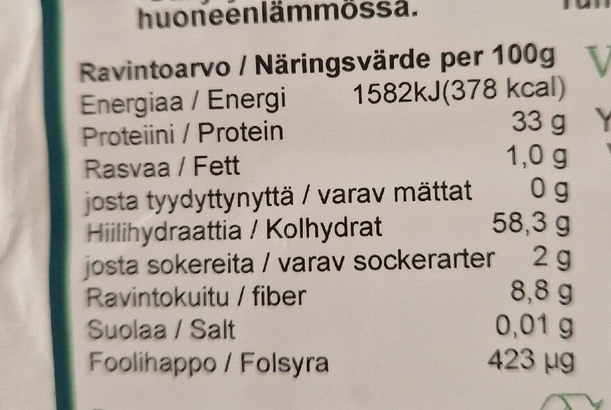 Vihreä Härkä Proteiinilisä Hippu packshot