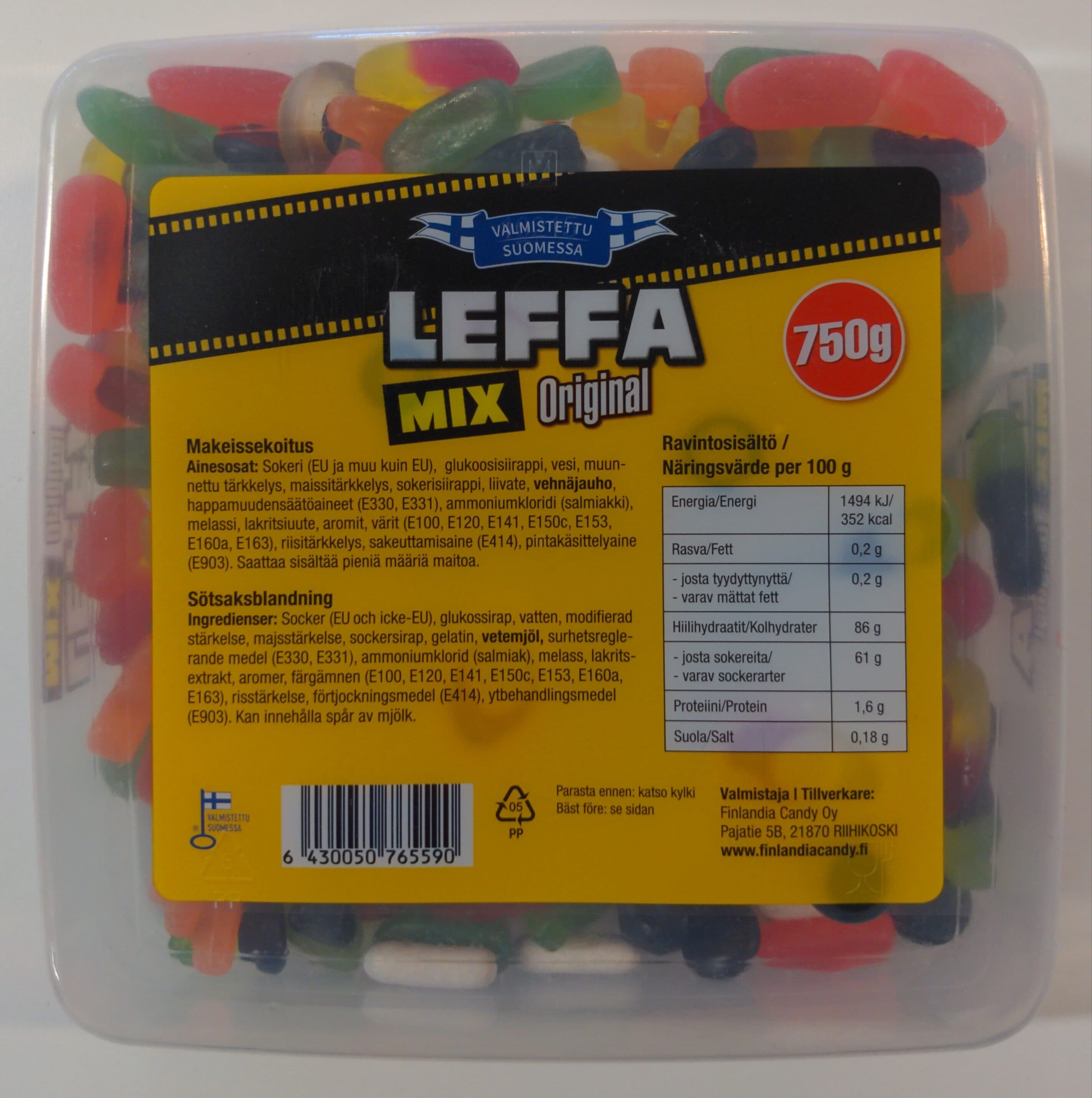 Finlandia Candy Leffa Mix Original packshot