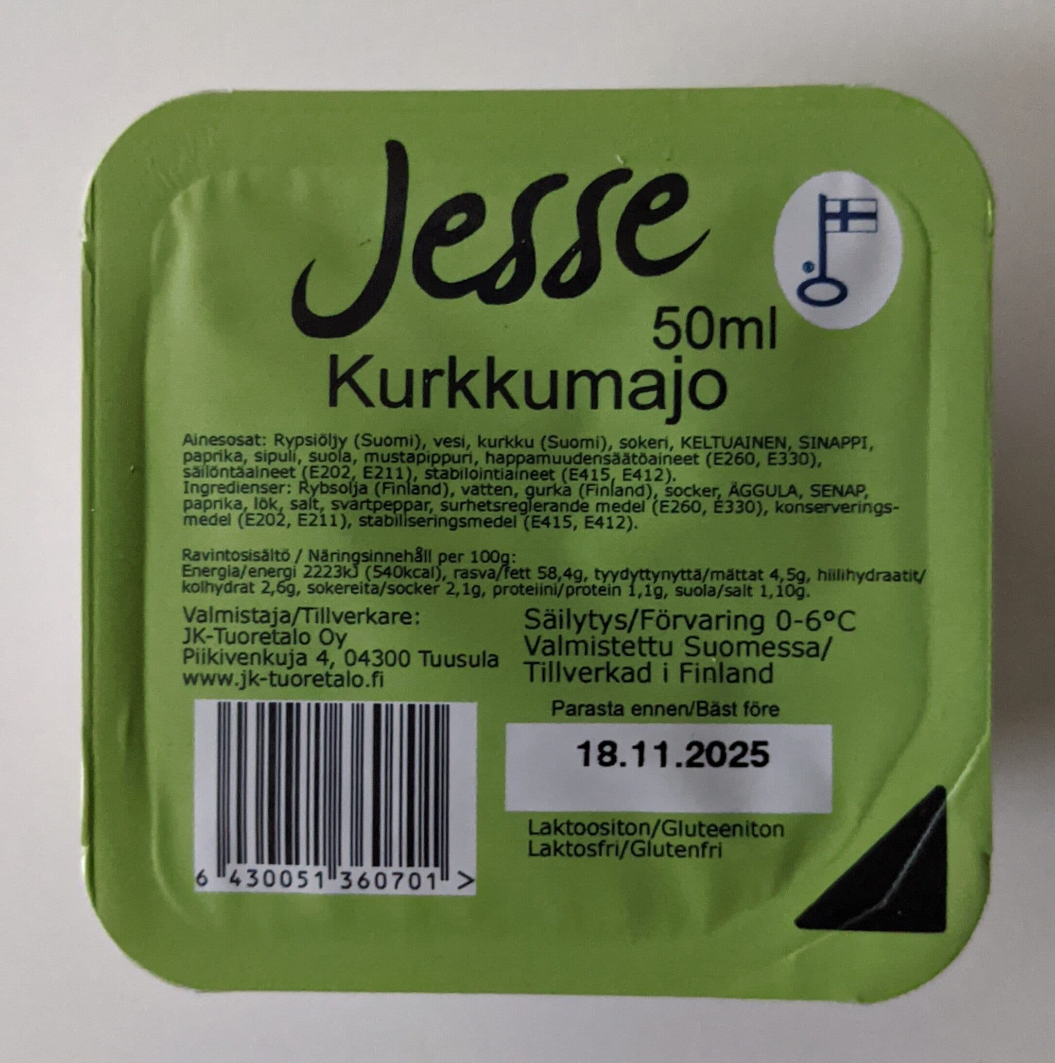 Jesse Kurkkumajo packshot