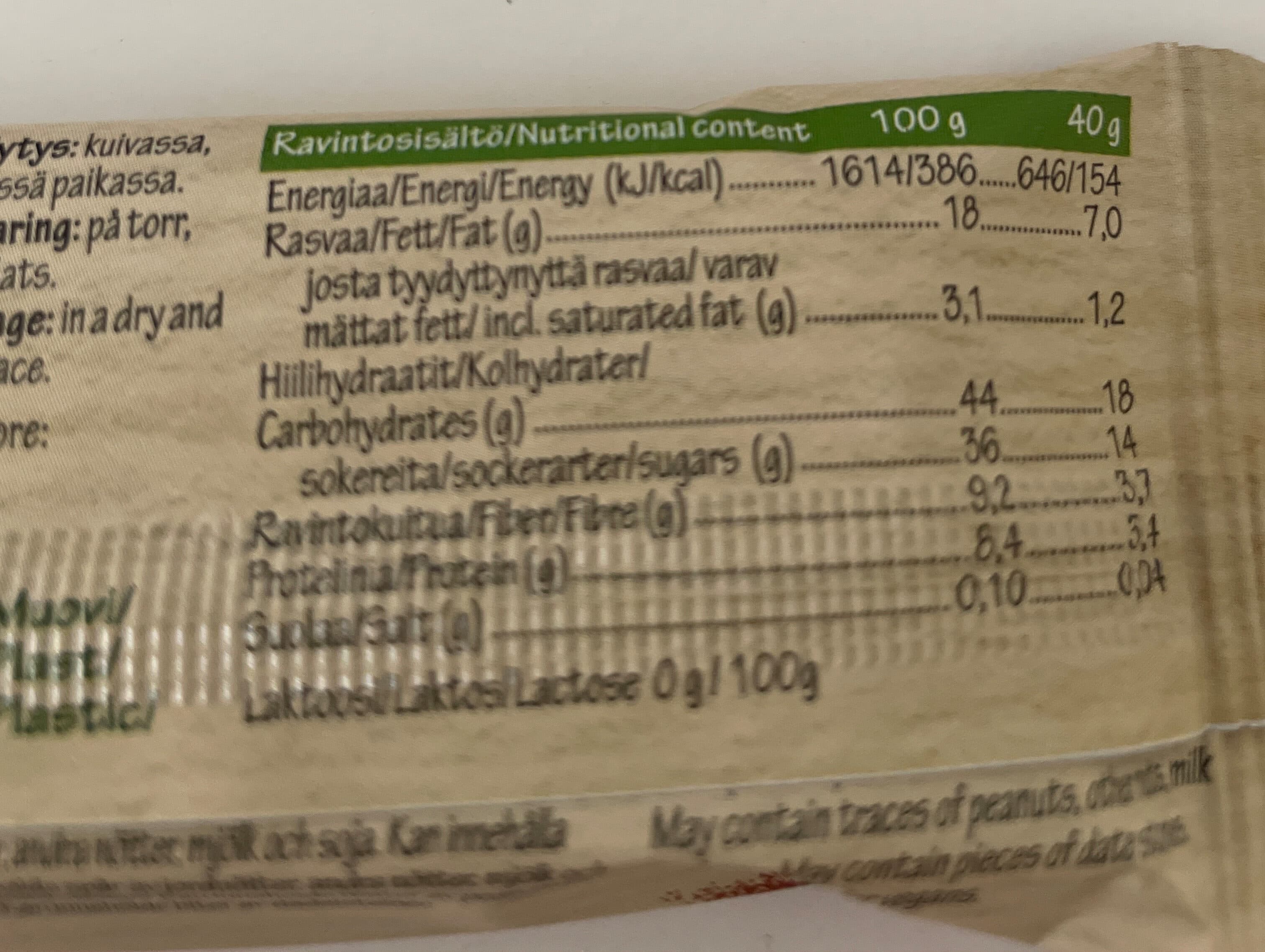 Barebar Barebar Date & Cashew Bar packshot