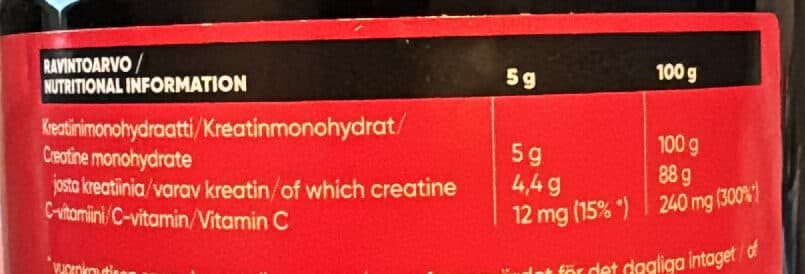 Leader Performance Creatine Monohydrate packshot