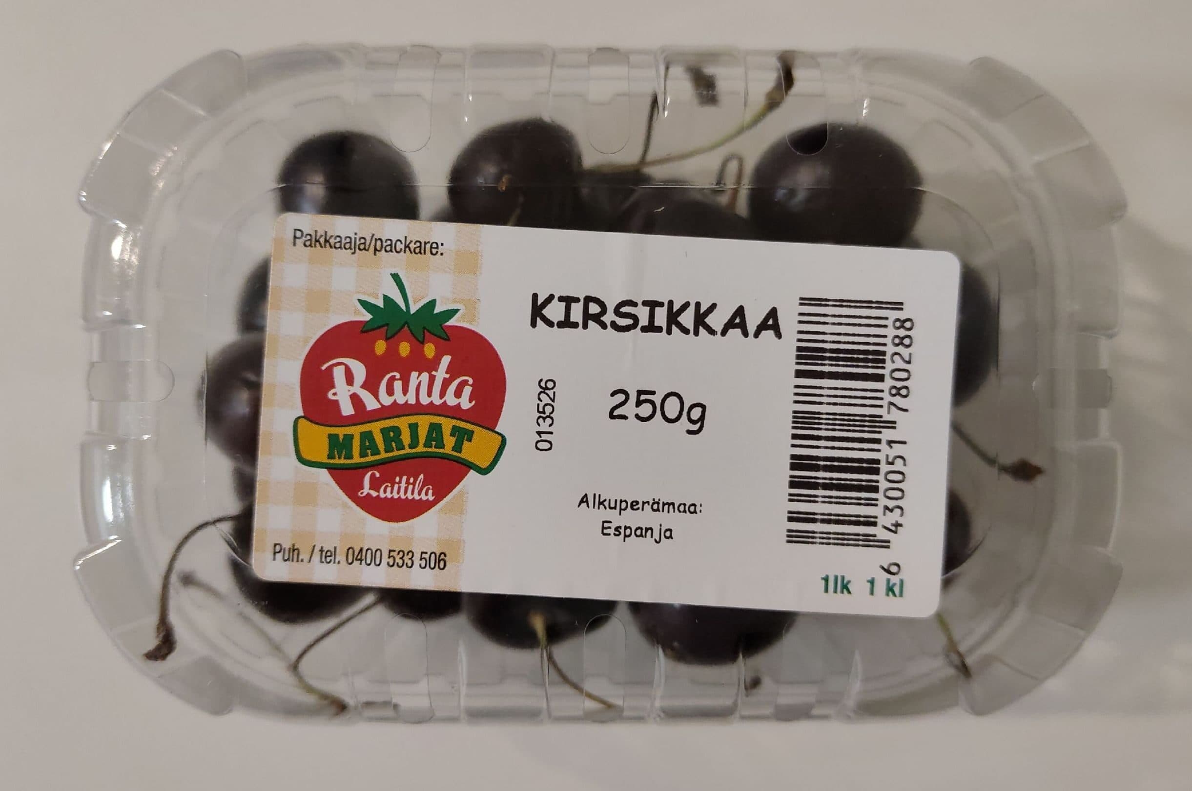 Rantamarjat Kirsikkaa packshot