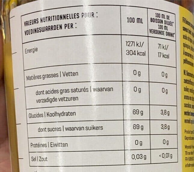Open Food Facts Tonic packshot