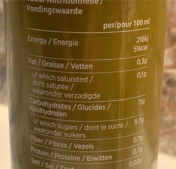 Open Food Facts Fresh organic smoothie packshot