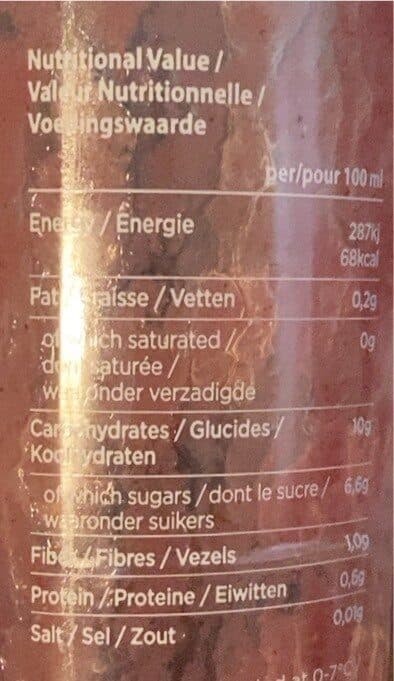 Open Food Facts Fresh organic smoothie berry packshot