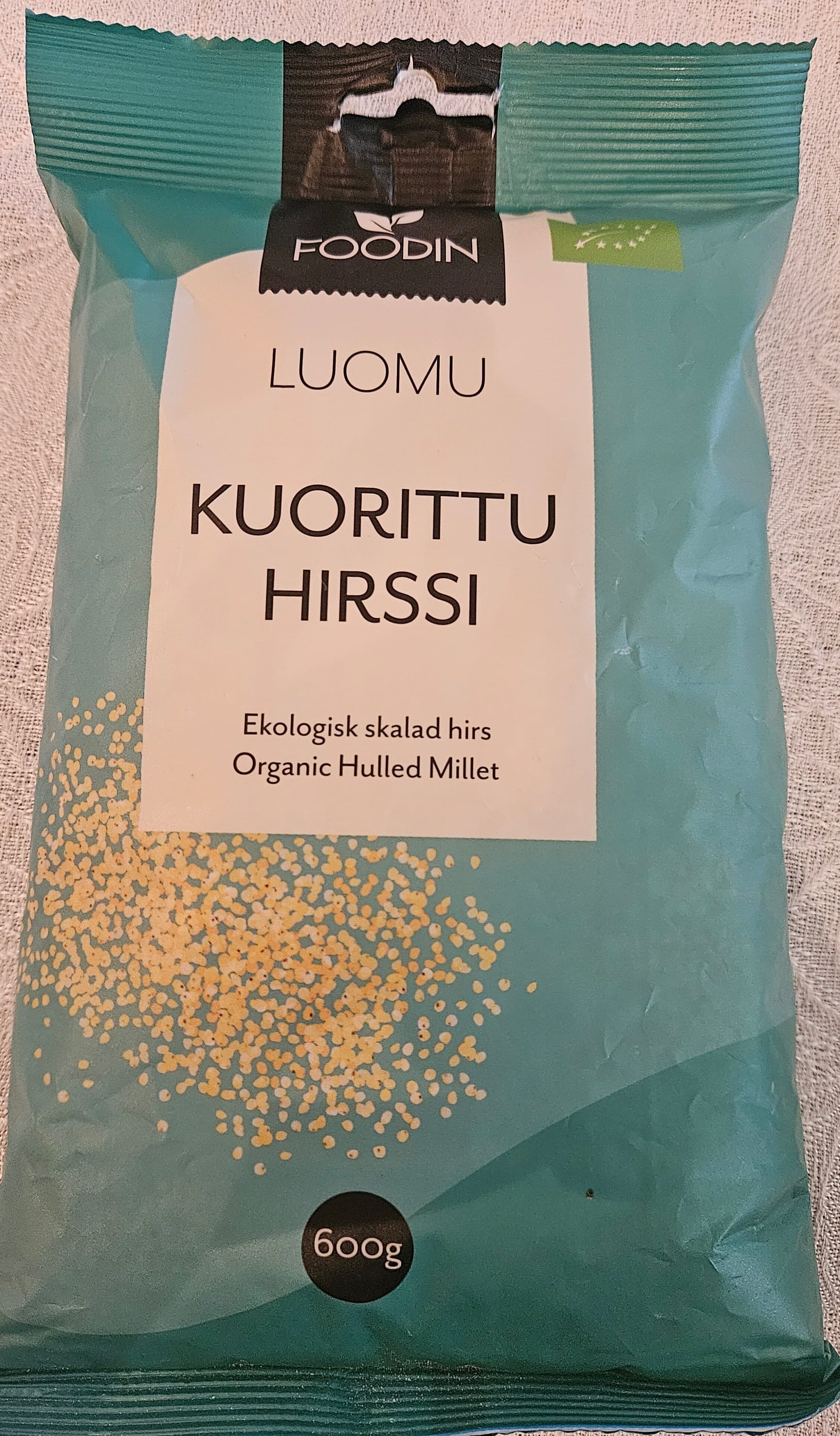 Foodin Kuorittu hirssi packshot