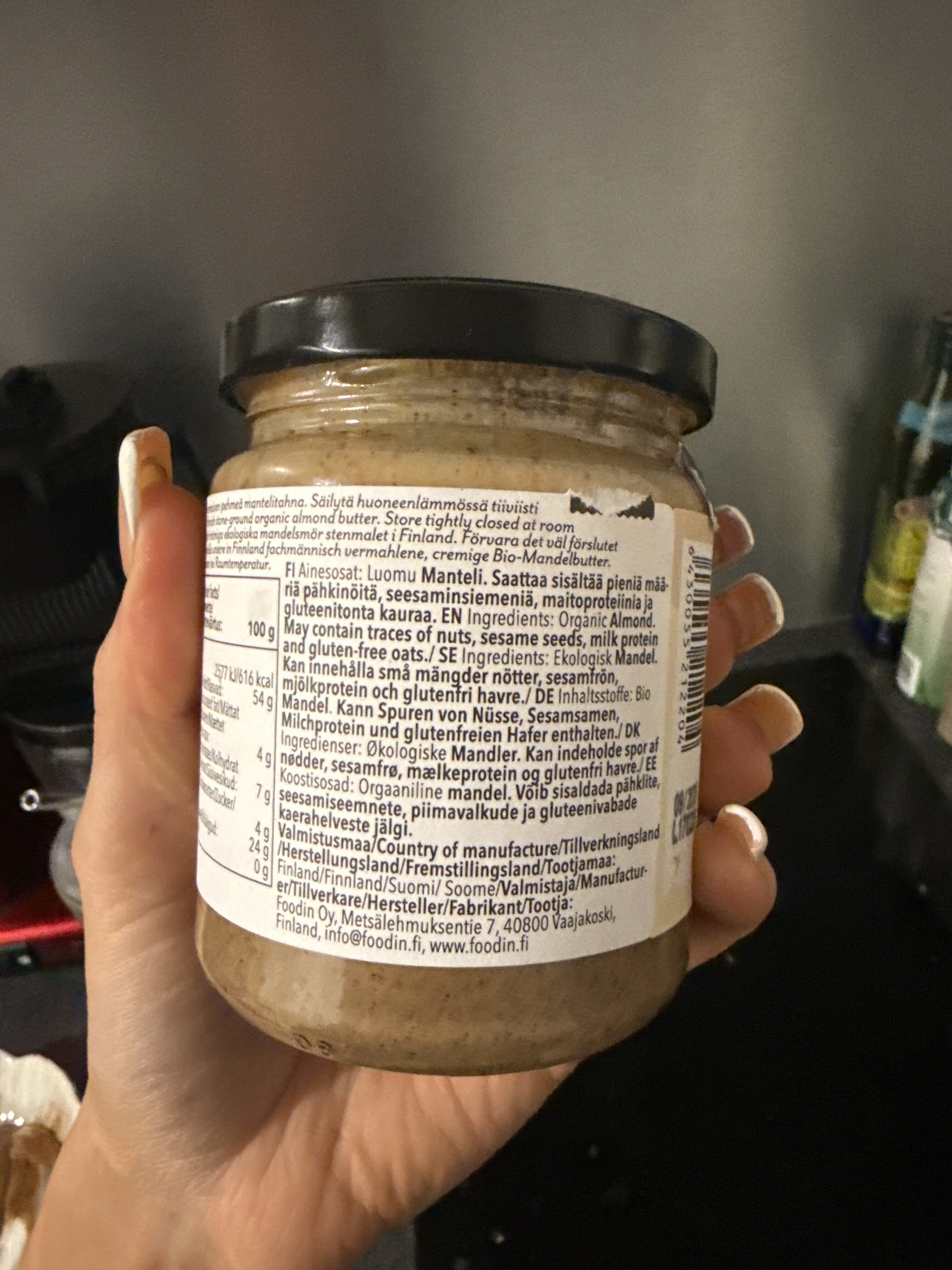Foodin Organic Almond Butter packshot