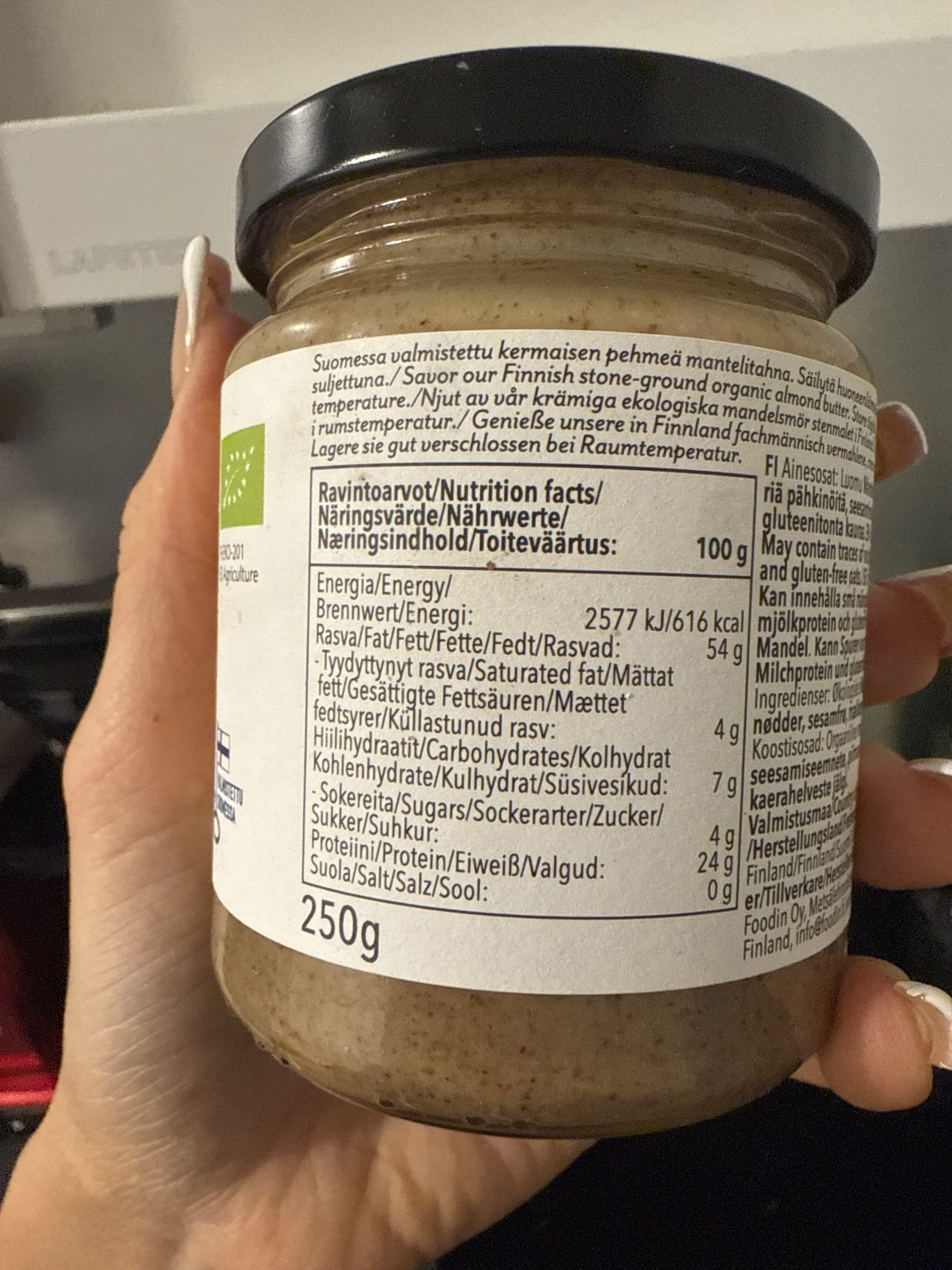 Foodin Organic Almond Butter packshot