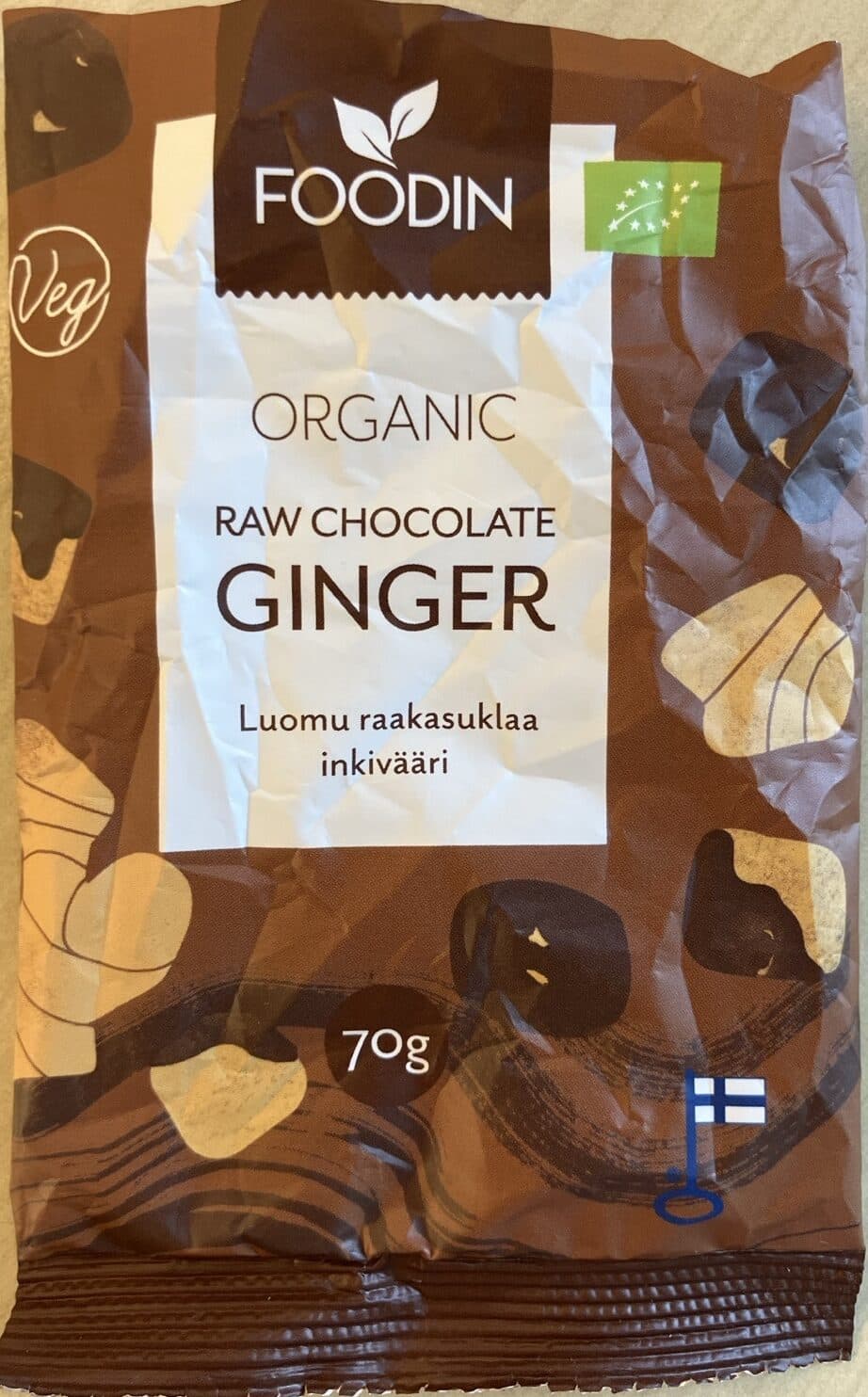 Foodin Raw Chocolate Ginger packshot