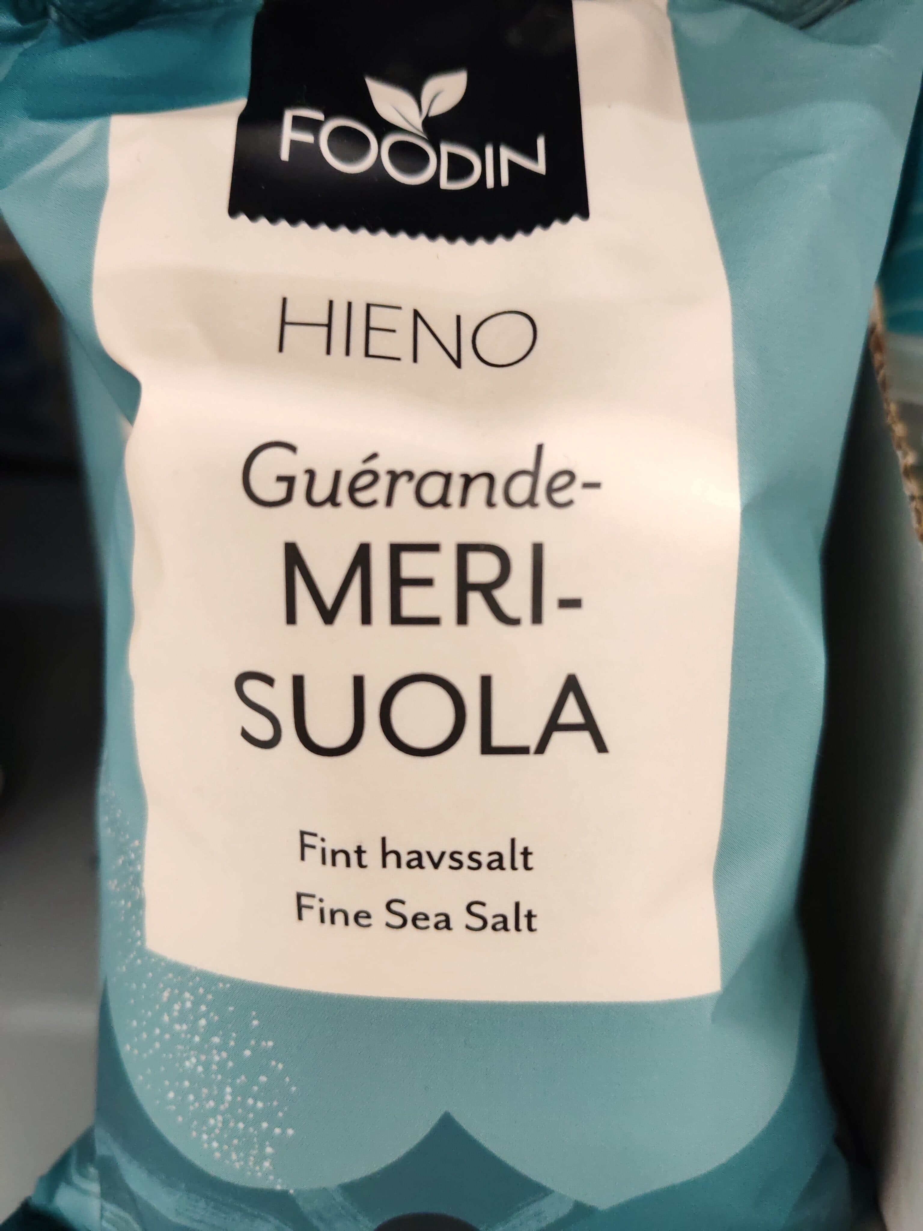 Foodin Hieno merisuola packshot