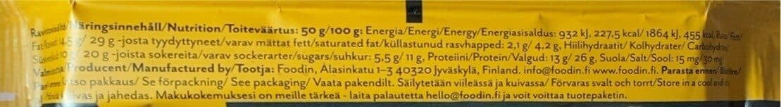 Open Food Facts Collagen protein bar: caramel cinnamon packshot