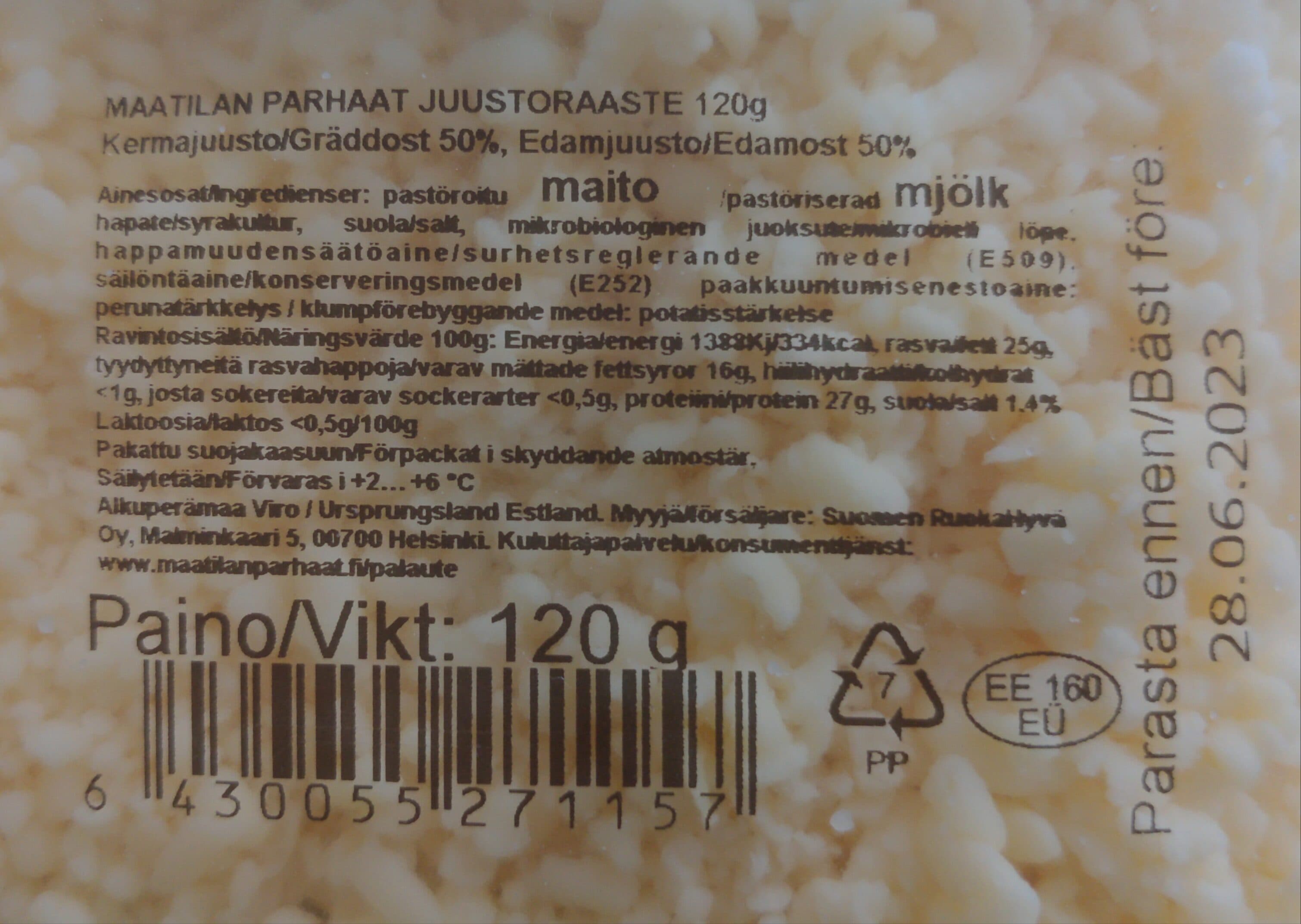 Maatilan Parhaat Juustoraaste packshot