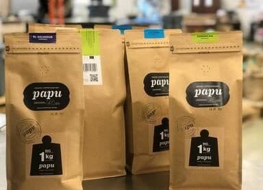 Paahtimo Papu Paahtimo Papu BRUTAL Reilun kaupan luomukahvi espresso paahto kokonainen papu packshot
