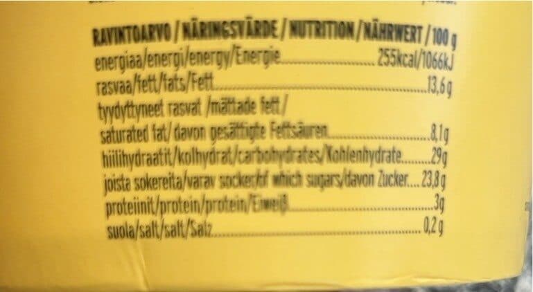Open Food Facts Ice cream caramel and salted peanuts packshot