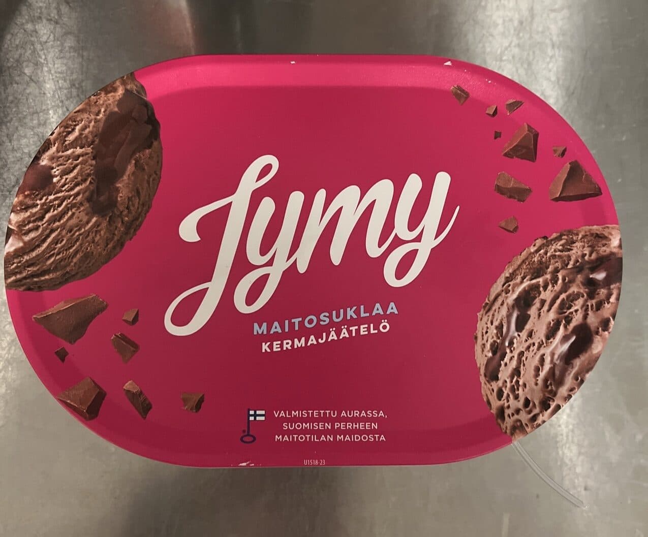 Jymy Maitosuklaa Kermajäätelö packshot