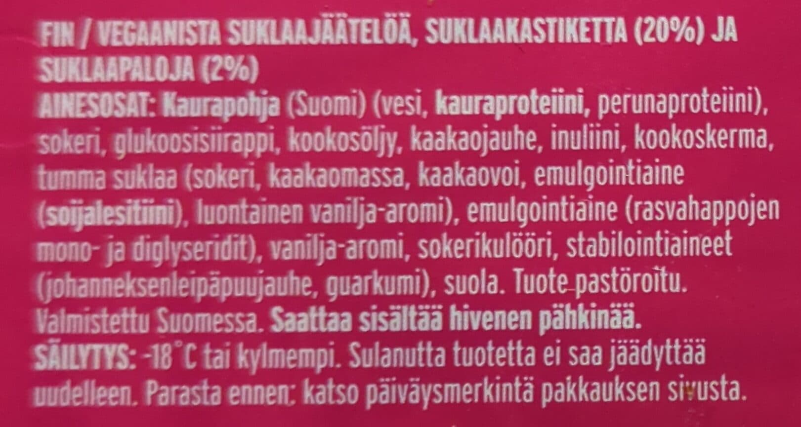 Jymy Jäätelö Vaalea ja tumma suklaa packshot