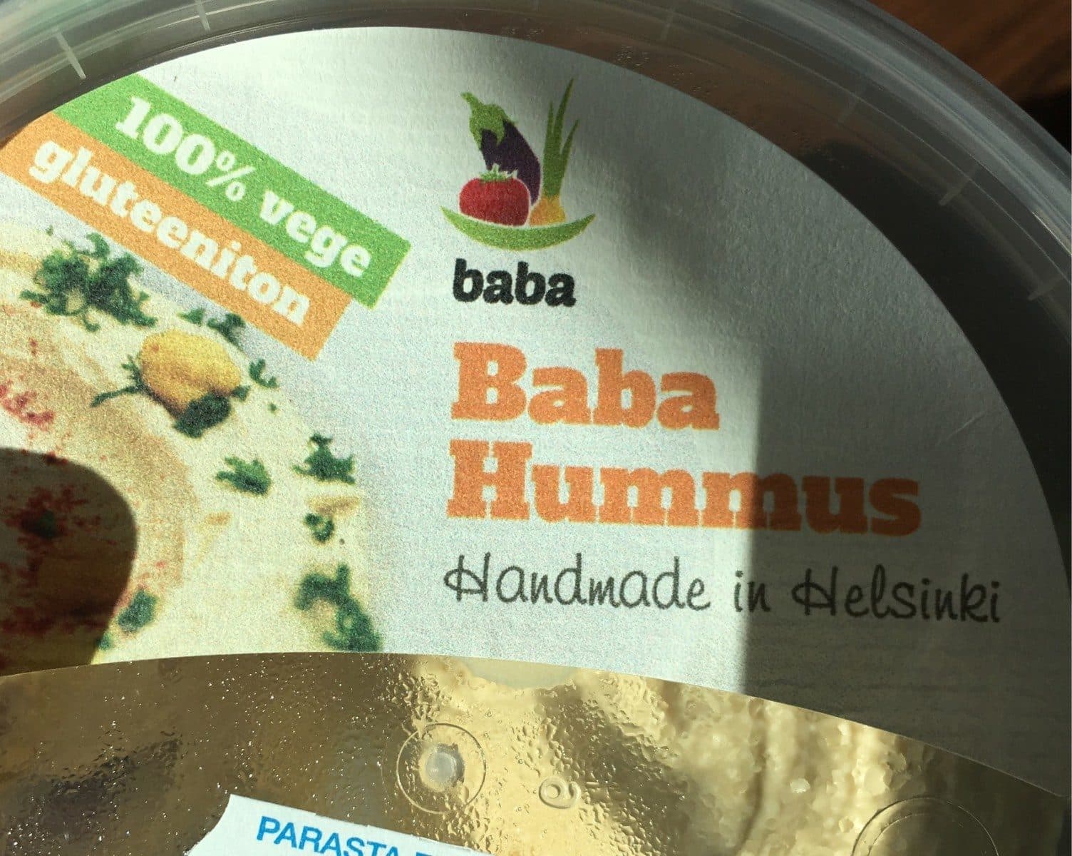 Baba hummus packshot