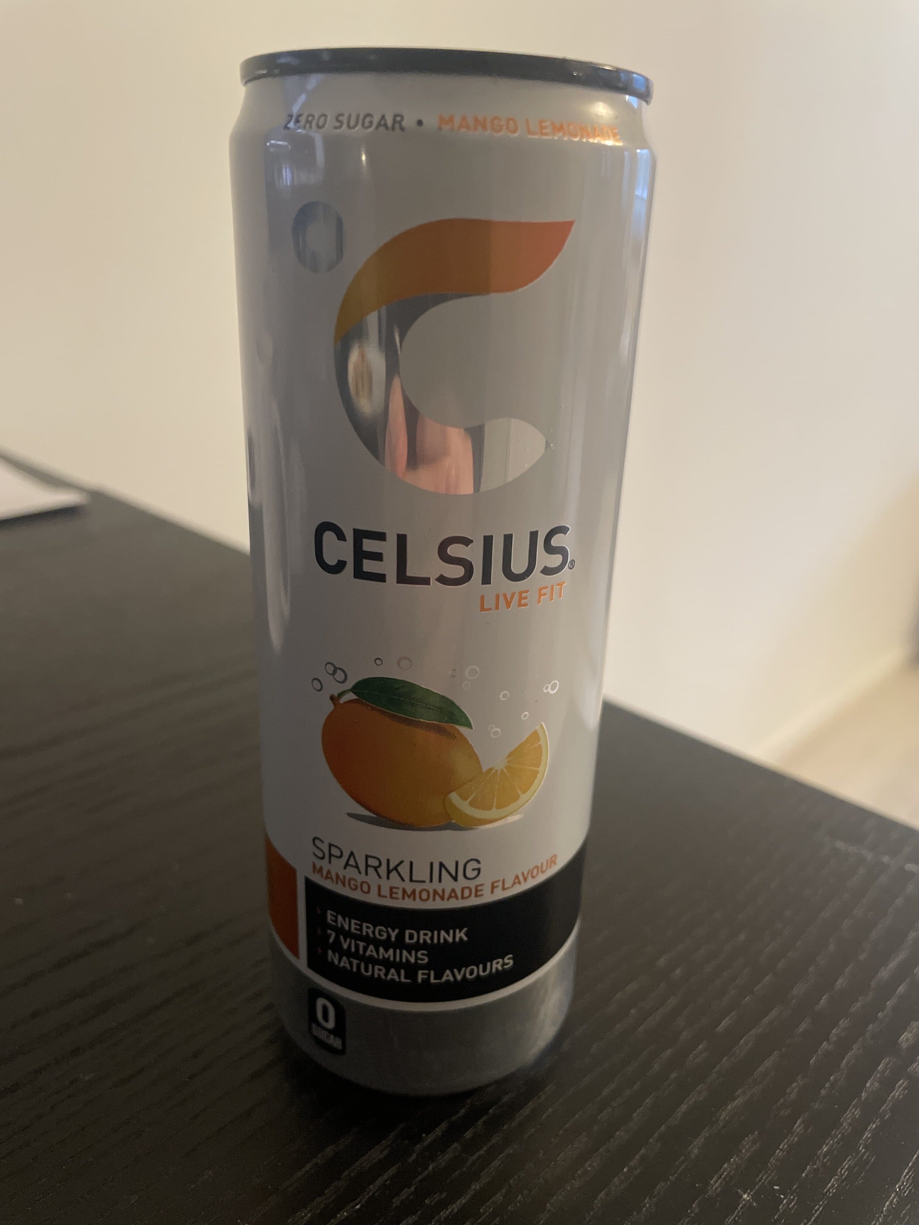 Celsius Mango Lemonade Flavour packshot