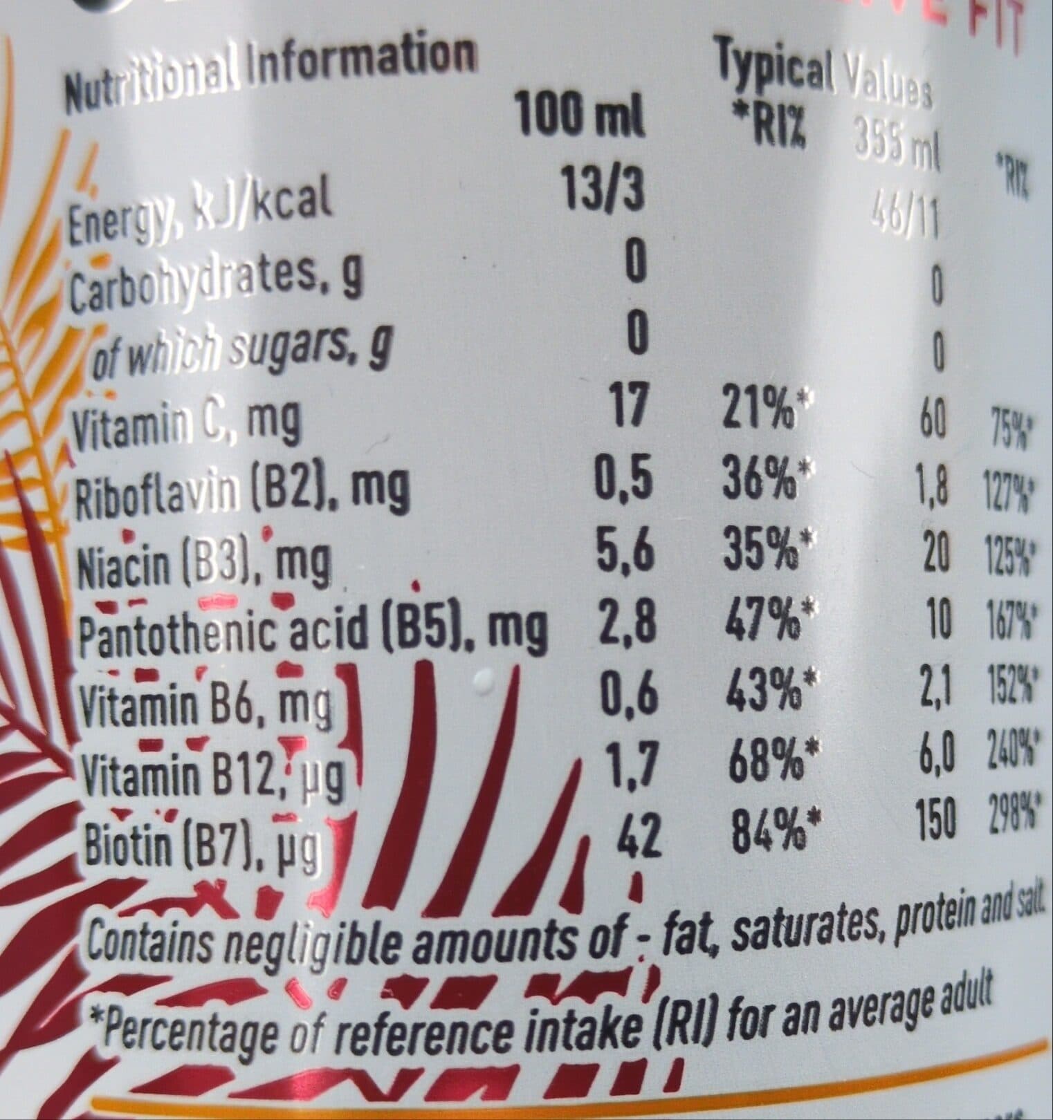 Celsius live fit Fantasy vibe - orange packshot