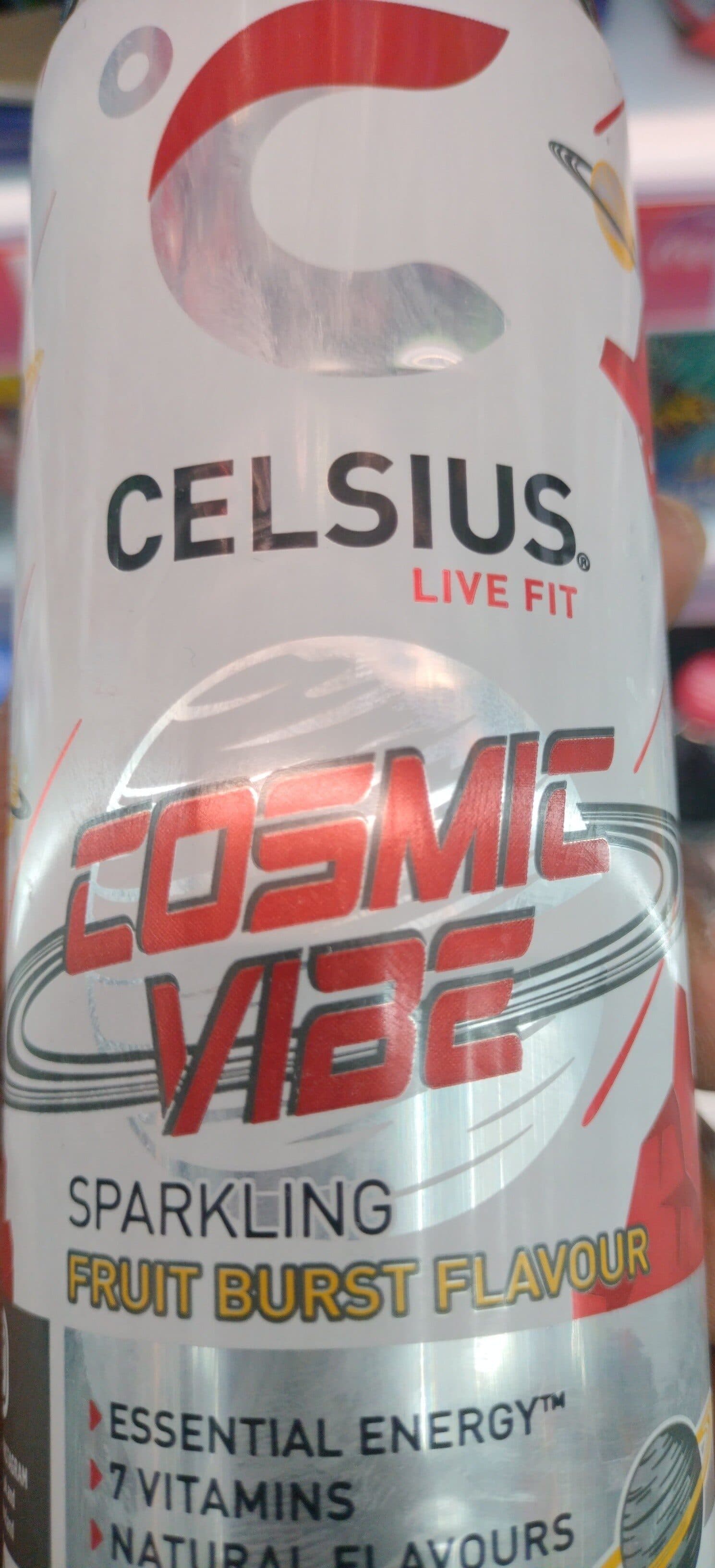 Celsius Cosmic Vibe Fruit Burst packshot