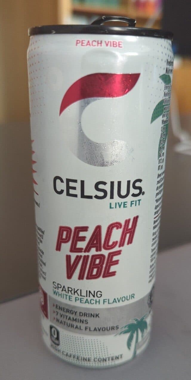 CELSIUS Peach Vibe packshot