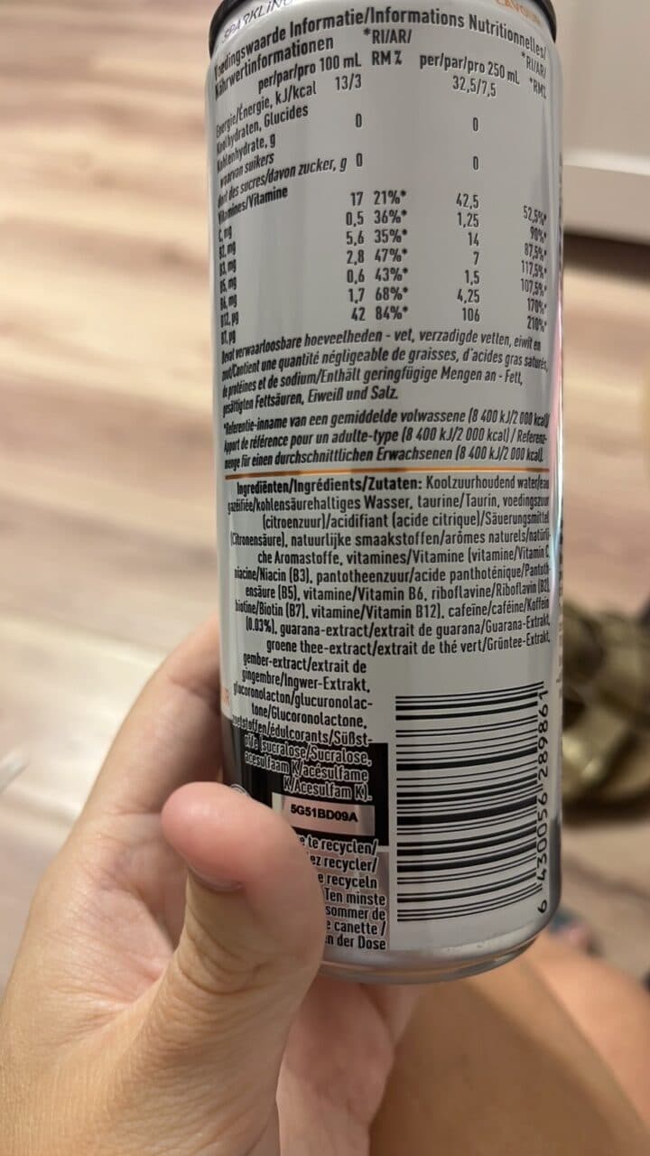 CELSIUS CELSIUS energiedrank mango packshot