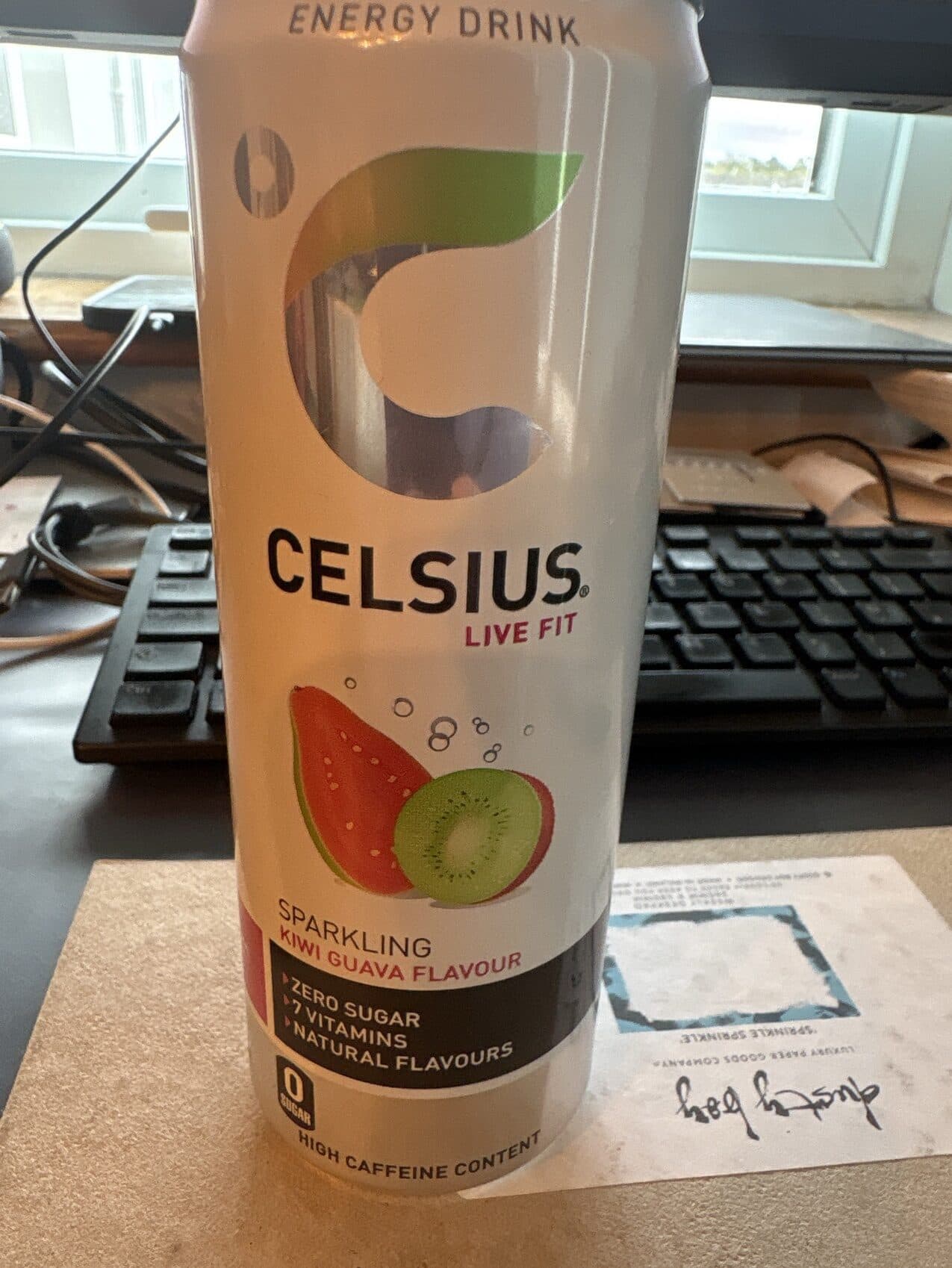 Celsius Live Fit Celsius Sparkling Kiwi Guava packshot