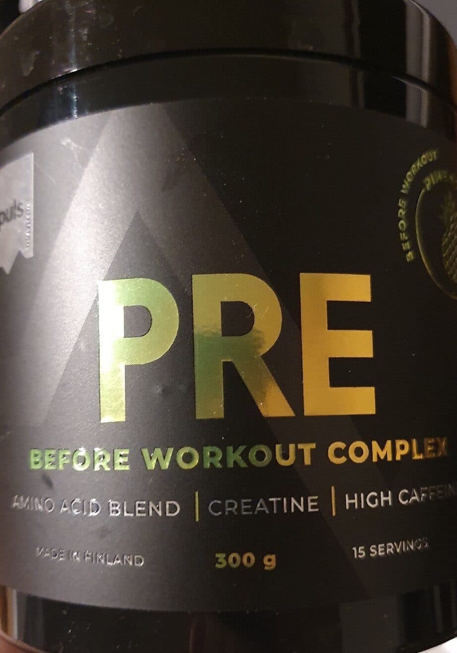Puls Pre Before Workout Complex Pineapple packshot