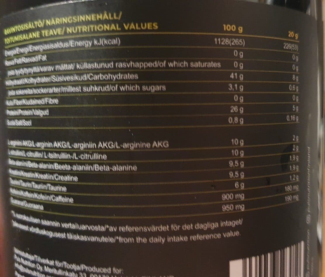 Puls Pre Before Workout Complex Pineapple packshot