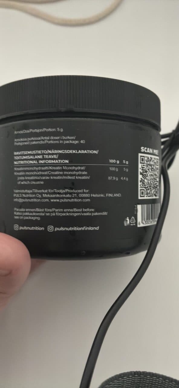 PULS Nutrition Creatine packshot