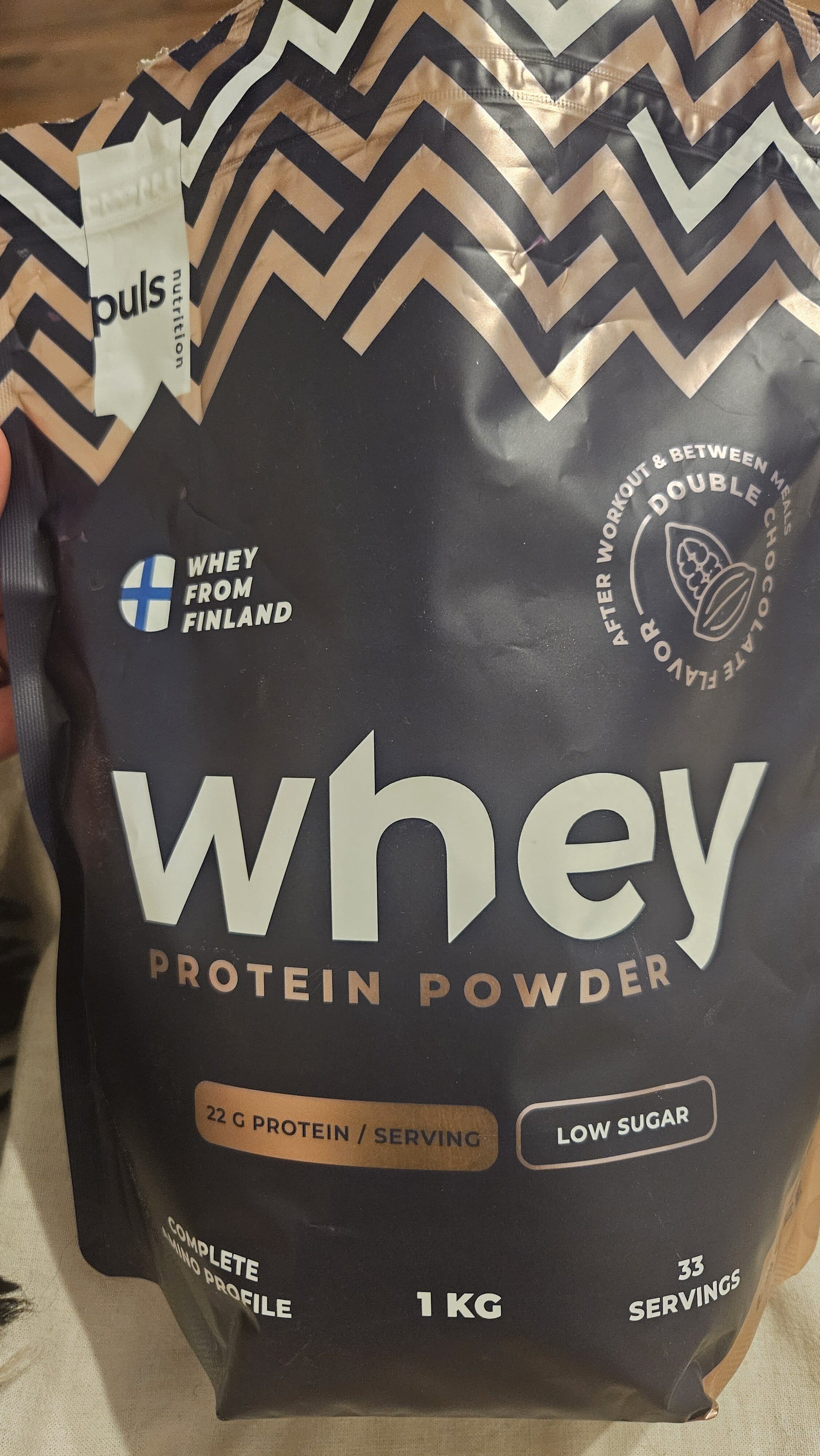 Puls nutrition Whey protein powder packshot