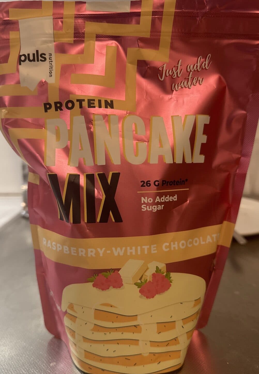 Puls Nutrition Protein Pancake Mix - Raspberry, White Chocolate packshot