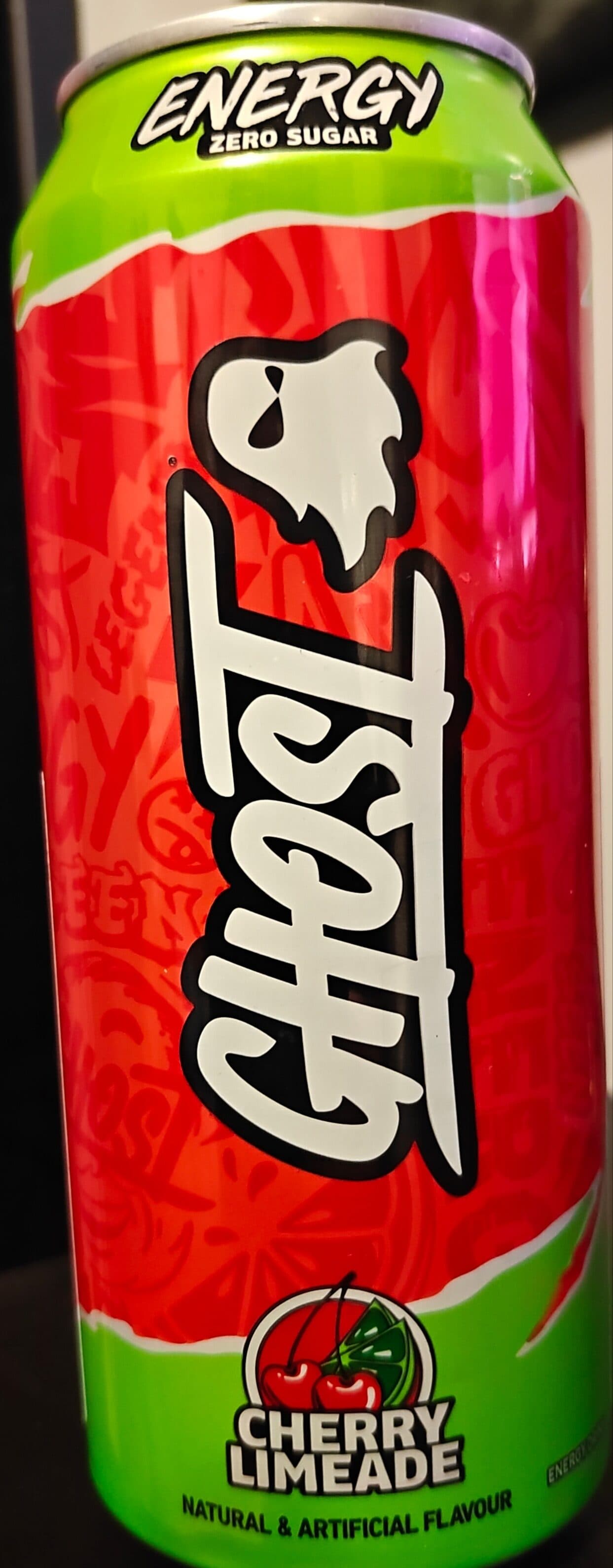 Ghost Cherry Limeade Energy drink packshot