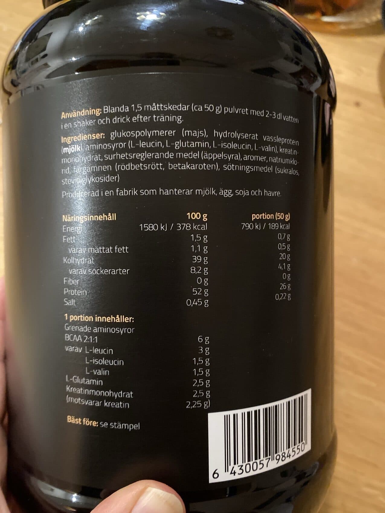 NutriWorks Pro Recovery Orange packshot