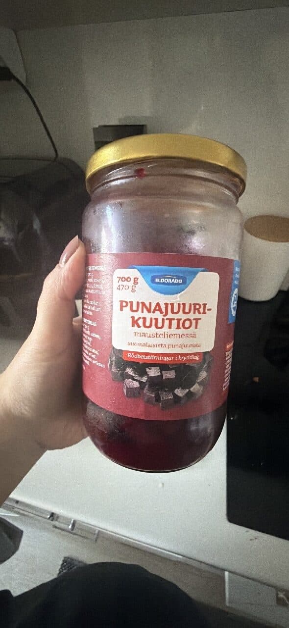 Eldorado Punajuuri-Kuutiot mausteliemessä packshot
