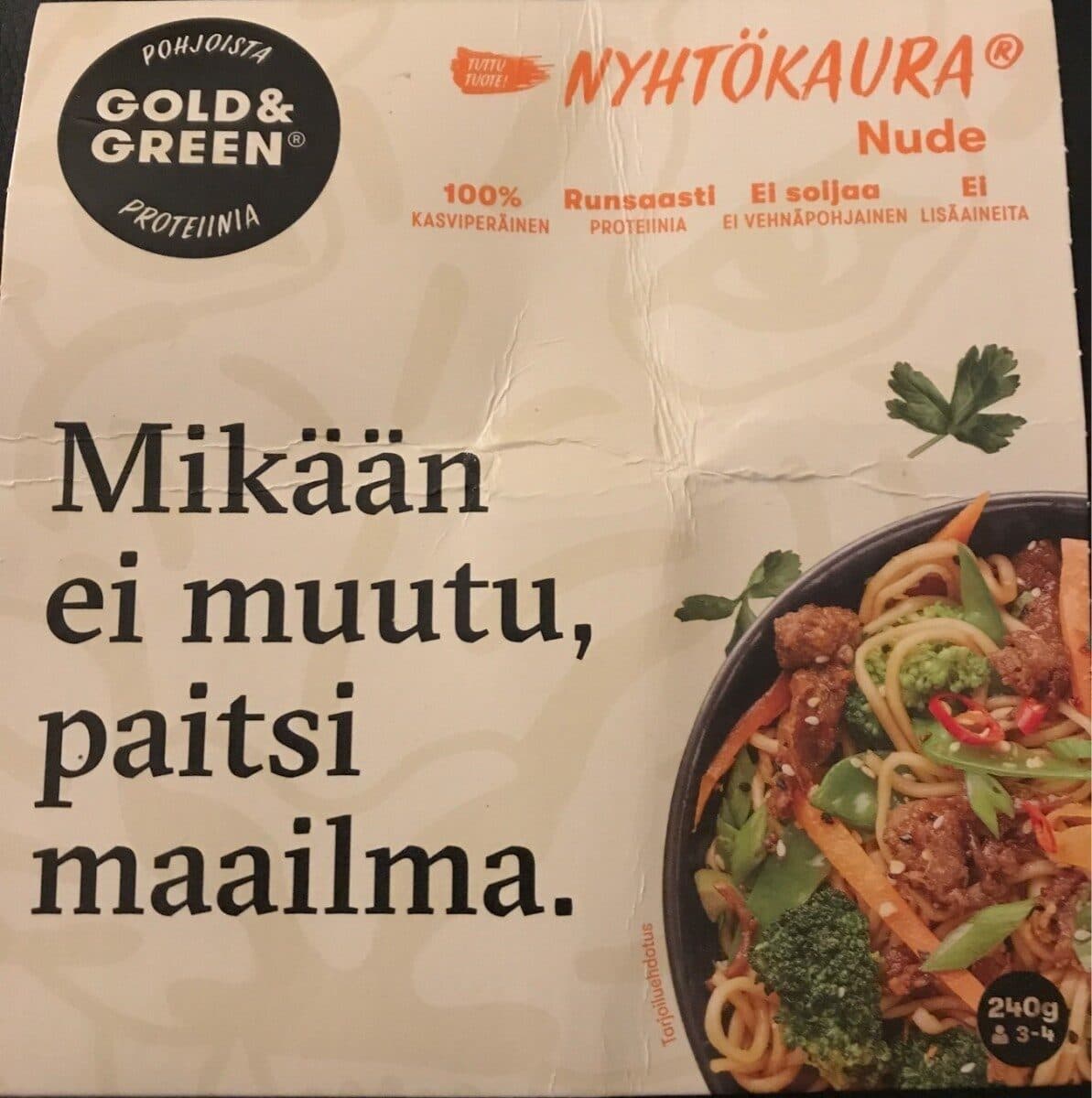 Gold & Green Nyhtökaura Nude packshot