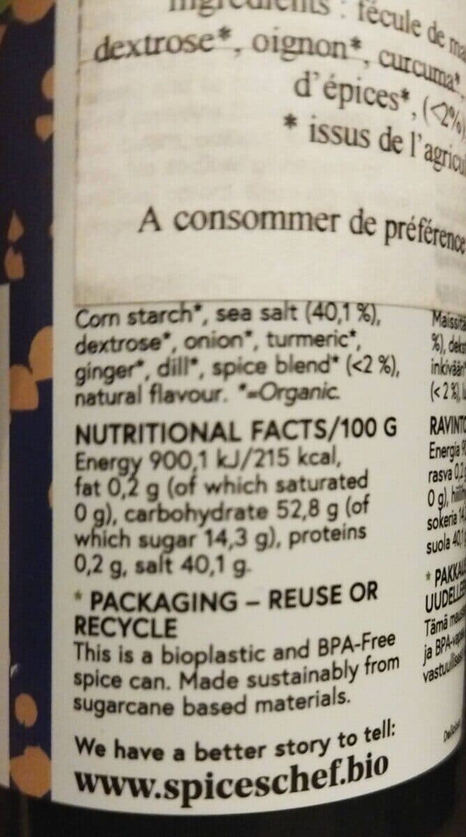 Open Food Facts Bouillon végétal saveur poisson packshot