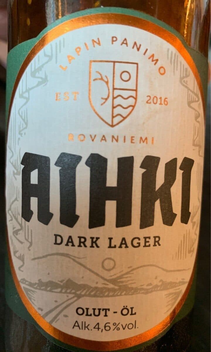 Lapin Panimo Aihki Dark Lager packshot