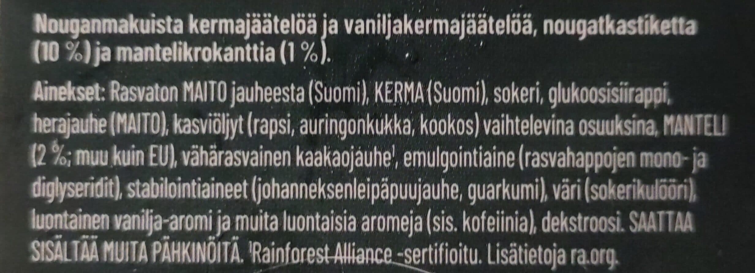 Aino Samettinen Nougat packshot