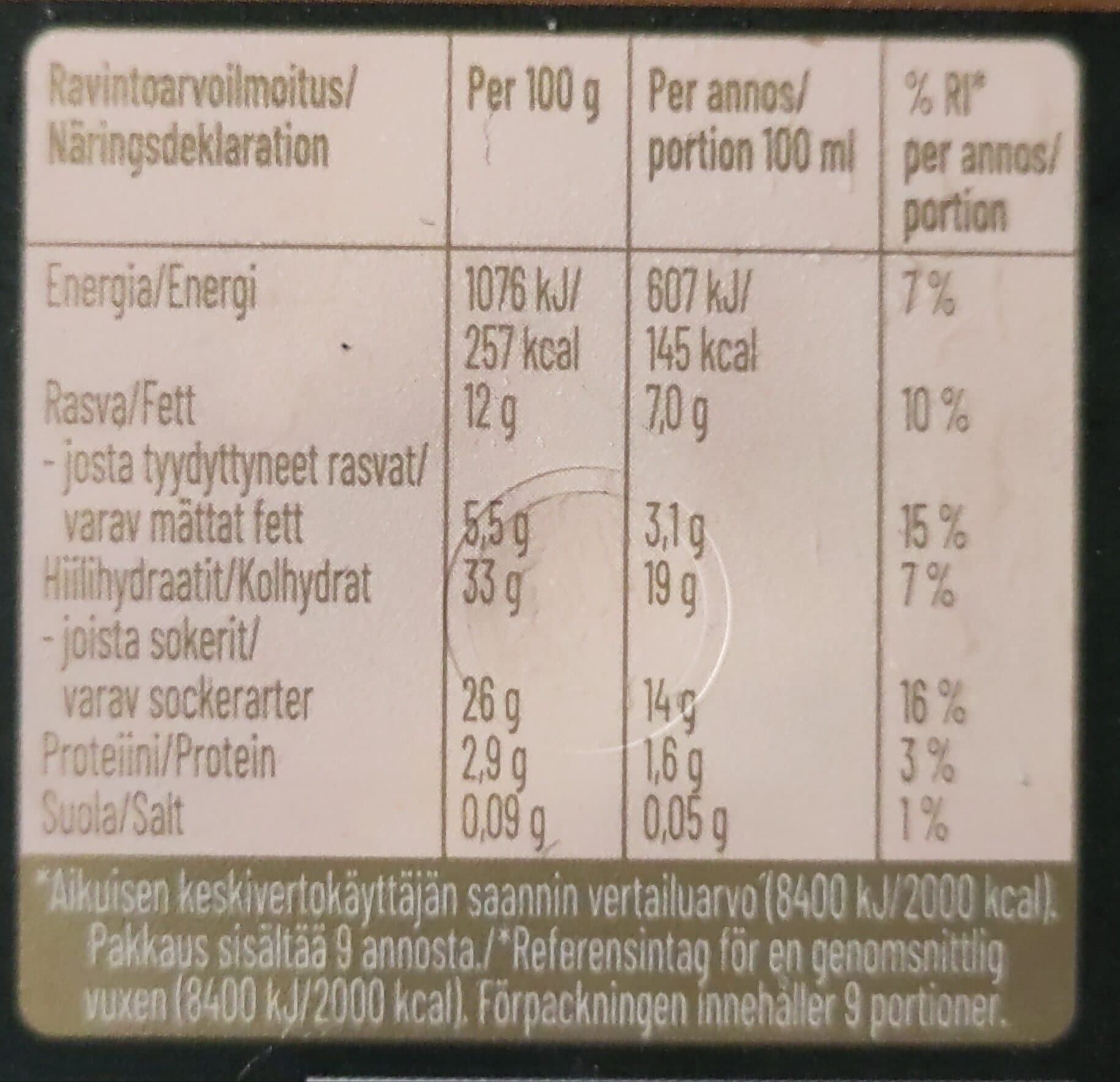 Aino Samettinen Nougat packshot