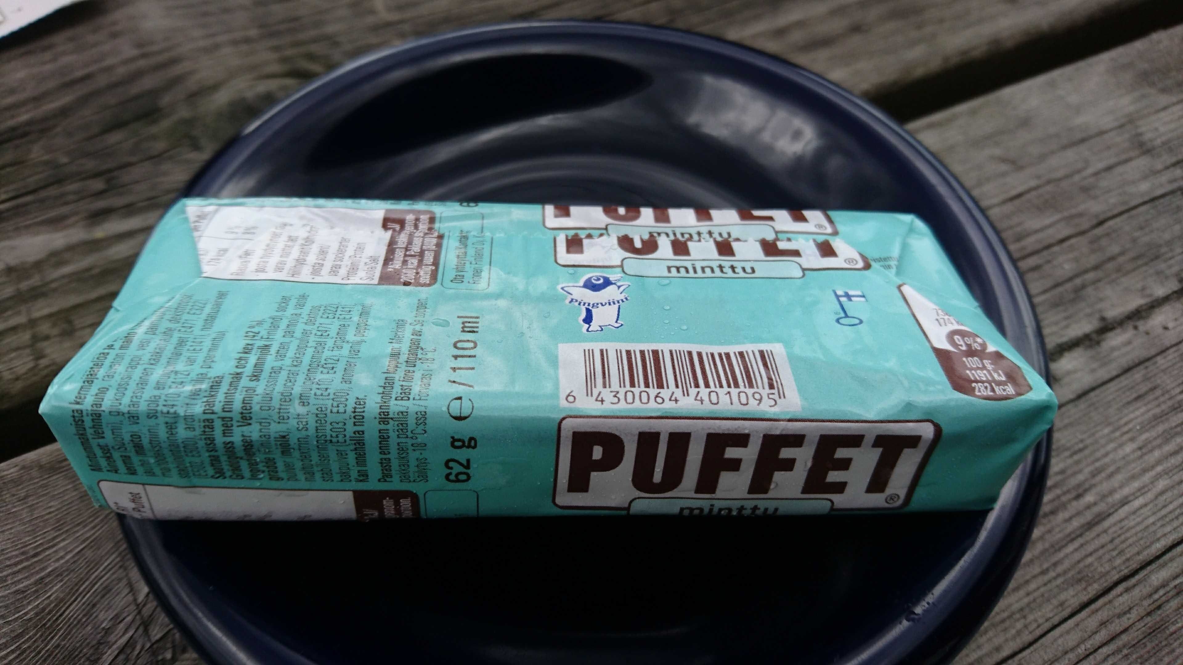 Pingviini Puffet Minttu välipalajäätelö packshot