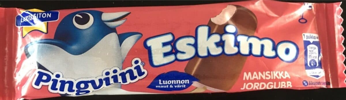 Pingviini Eskimo mansikka packshot