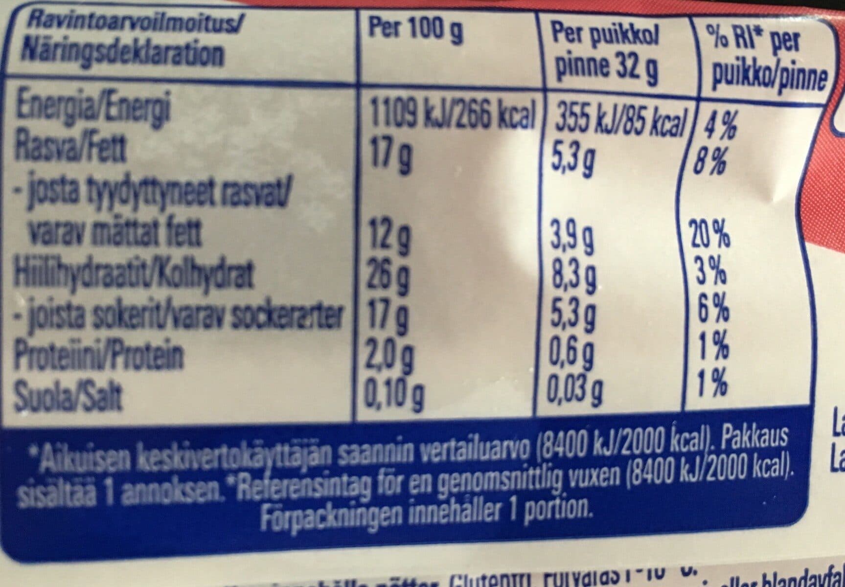 Pingviini Eskimo mansikka packshot