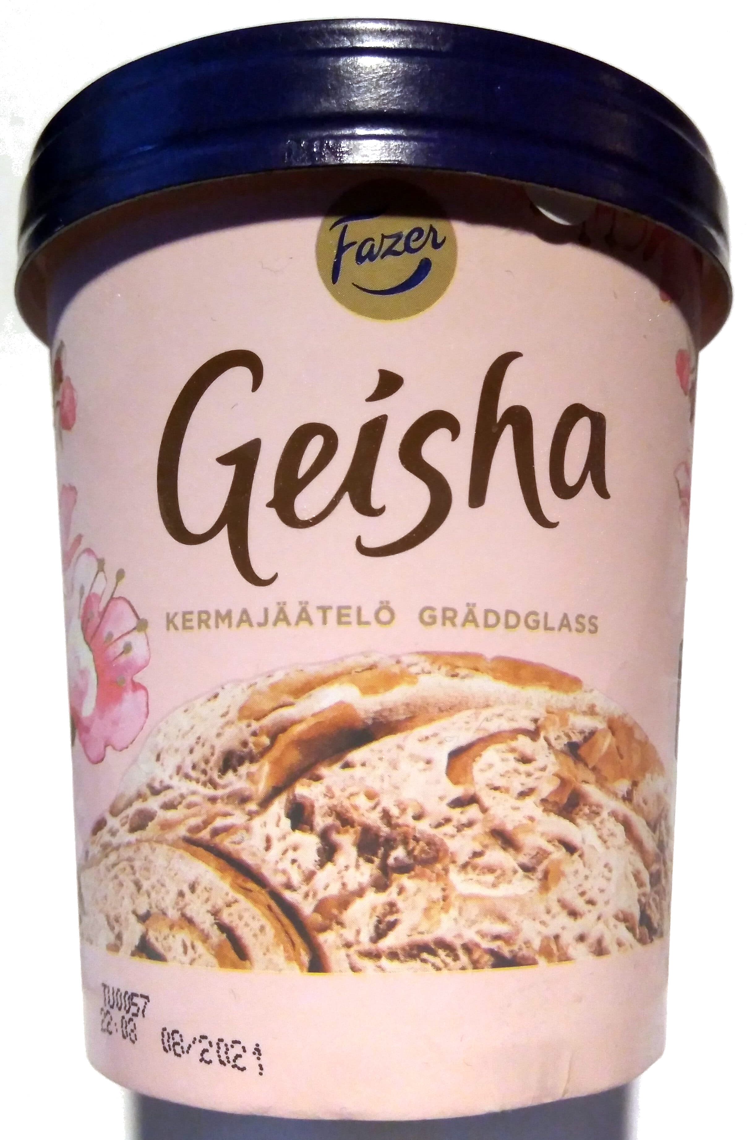 Fazer Geisha kermajäätelö packshot