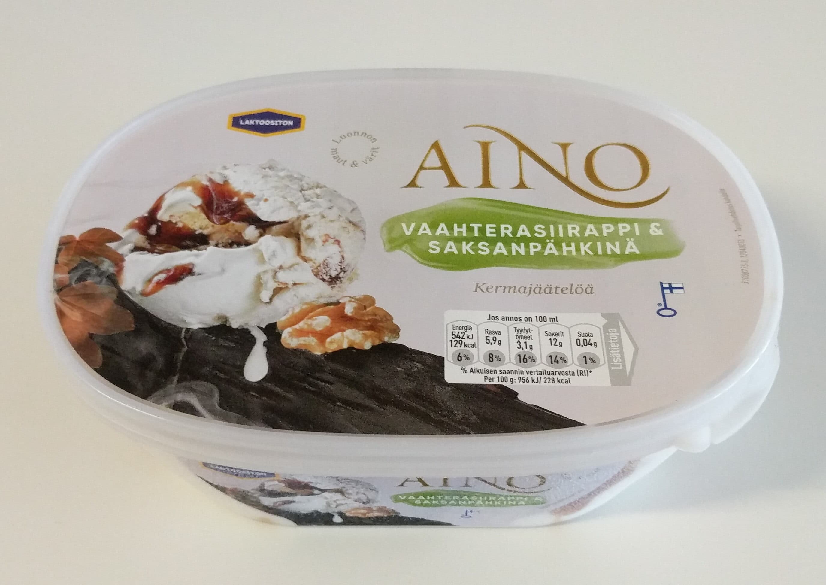 Aino Aino vaahterasiirappi & saksanpähkinä packshot