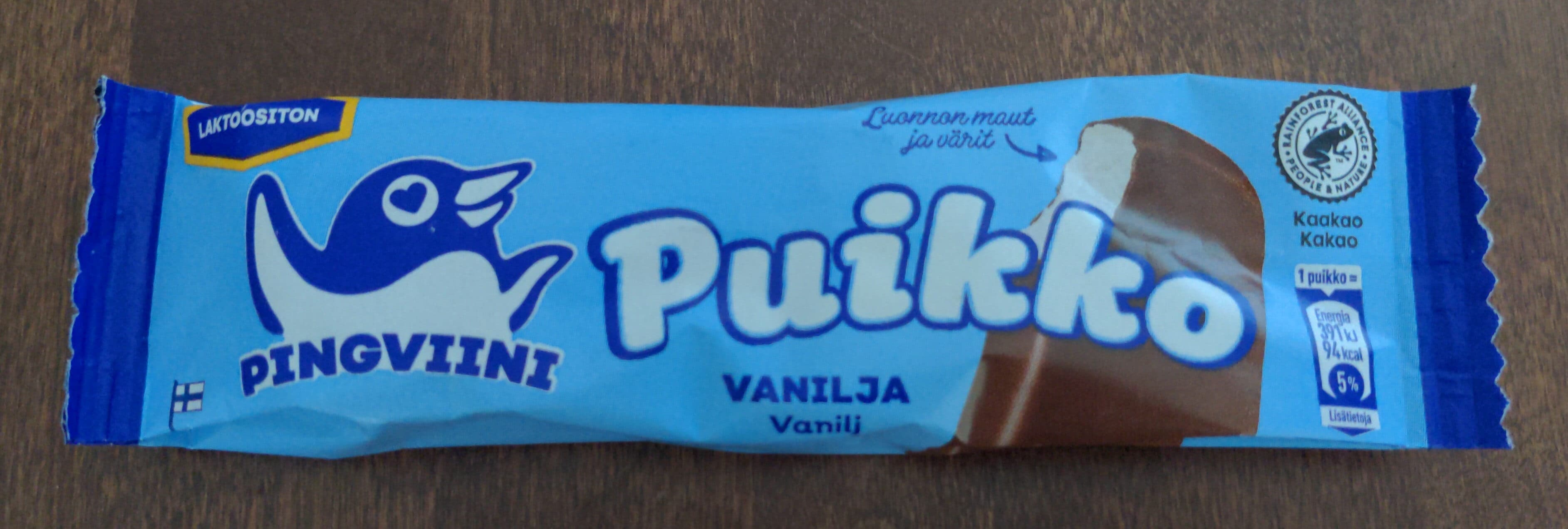 Pingviini Pingviini Puikko Vanilja Laktoositon packshot